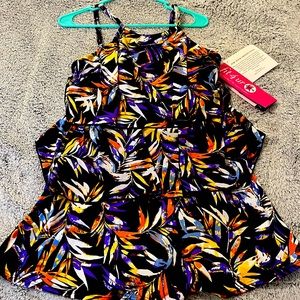 Brand New Fit 4u tiered one piece swimsuit